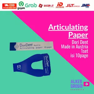 Articulating Paper DORI DENT 1buku 10lembar Artikulating Peper Dental
