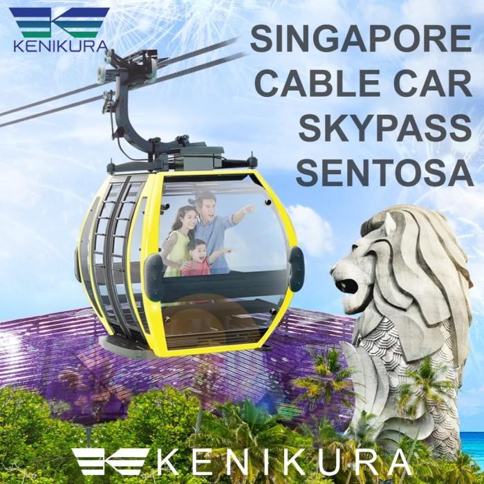 Gambar Tiket Singapore Cable car Skypass Sentosa Adult plus Set Meal Voucher dari Kenikura Tour Kota Tangerang Selatan Tokopedia