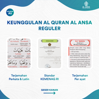 Gambar AL Ansa Quran Hafazan Perkata Latin Gratis Custom Nama - A5 Kotak - Biru, REGULER dari Al Ansa Store Kab. Bantul 3 Tokopedia