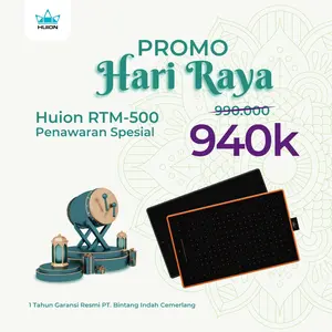 Huion H952 Pen Tablet Drawing RTM-500 Grs Resmi RTM500 pengganti H950P