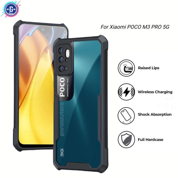 Gambar Case Xiaomi Poco M3 Pro 5G (2021) Shockproof Armor Transparant dari Hugskal Kota Administrasi Jakarta Selatan Tokopedia