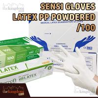 Gambar Sensi Gloves Latex Powdered /100 Sarung Tangan Medis Bedak - Sensi Gloves S, Packing Plastik dari The Kingdom Shop Kota Administrasi Jakarta Utara 1 Tokopedia