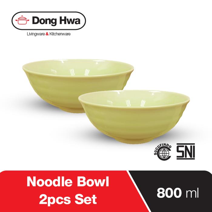 Gambar Double Noodle..!!! Bowl Set Yellow 800ml - 2pcs/set dari Dong Hwa Indonesia Kota Administrasi Jakarta Timur Tokopedia