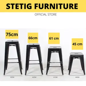 Kursi besi iron chair cafe Kursi cafe Outdoor