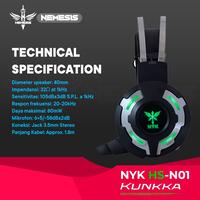 Gambar Headset Gaming NYK HS-N01 Kunkka dari ptic Kota Semarang 2 Tokopedia