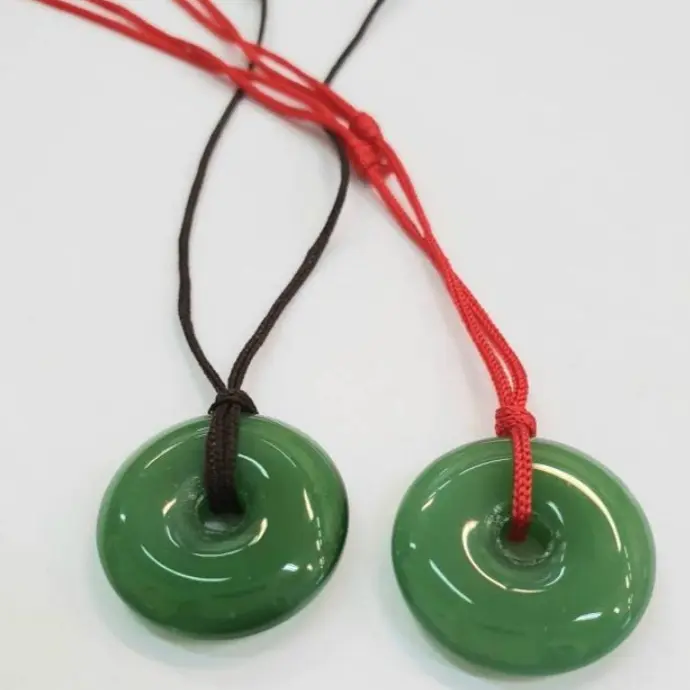 Kalung Tali Giok Hijau