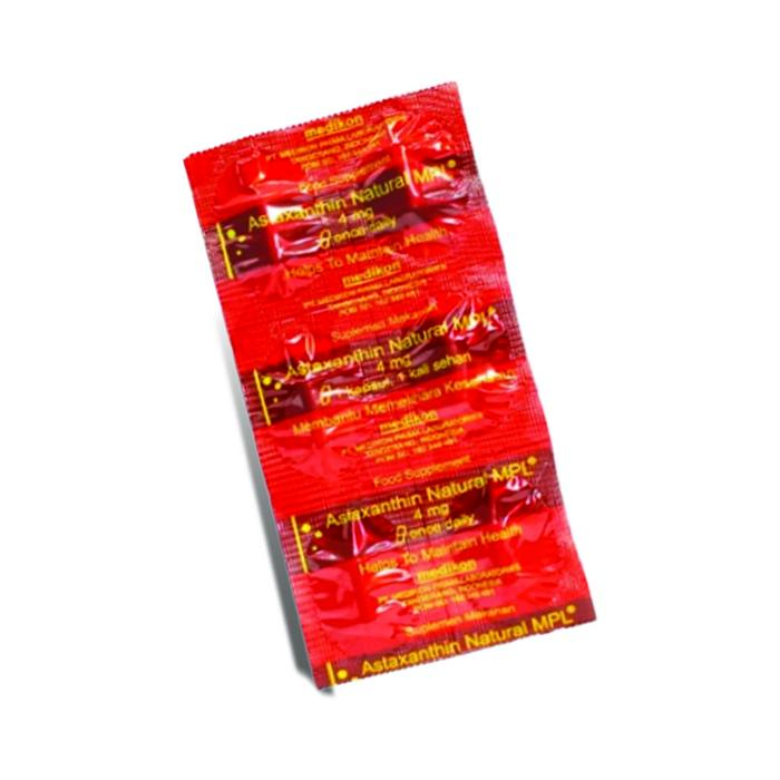 Gambar Astaxanthin Natural MPL Strip dari Biarfit Official Shop Kota Tangerang Tokopedia