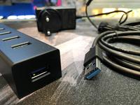 Gambar Orico H7013 U3 AD USB3.0 7 ports with 5V Power Adapter H7013-U3-AD Portable Card dari Click & Go Tokopedia Kota Bandung 3 Tokopedia