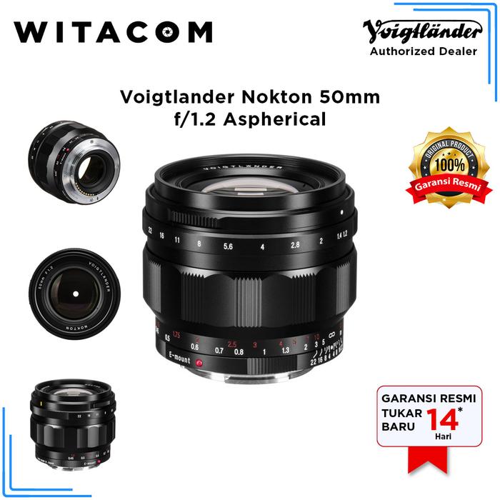 Gambar Lensa Voigtlander Nokton 50mm f1.2 Aspherical lens for Sony E Mount dari Witacom Kota Administrasi Jakarta Pusat Tokopedia