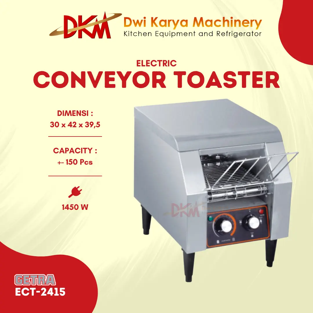 conveyor toaster getra ect 2415/Mesin pemangang Roti Getra