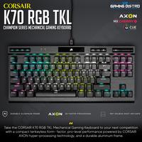 Gambar Corsair K70 RGB TKL Champion Series Mechanical Keyboard dari Gaming Distro Jakarta Pusat 1 Tokopedia
