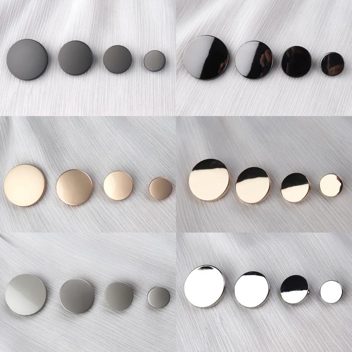 Promo Kancing Baju 20mm 2cm Premium Import | Kancing Jamur Metal Aston ...