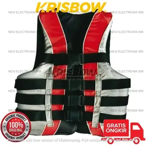 LIFE VEST L-XL RED/GREY KRISBOW Rompi Pelampung Dewasa L/xl KW1000381