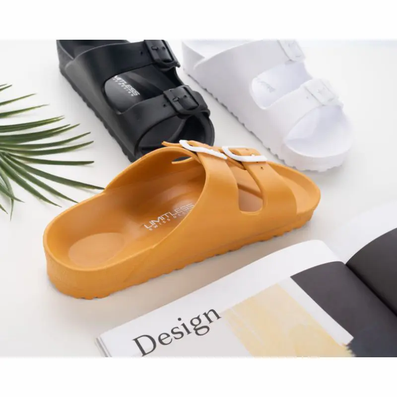 Sandal Wanita Strap Dua Sendal Cewek Tali Gesper
