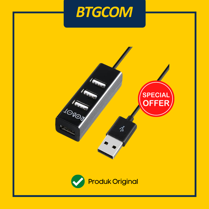 Gambar Robot H140-80 4 Port USB HUB 2.0 With 80cm Cable Length / H14080 dari btgcom Kota Denpasar Tokopedia