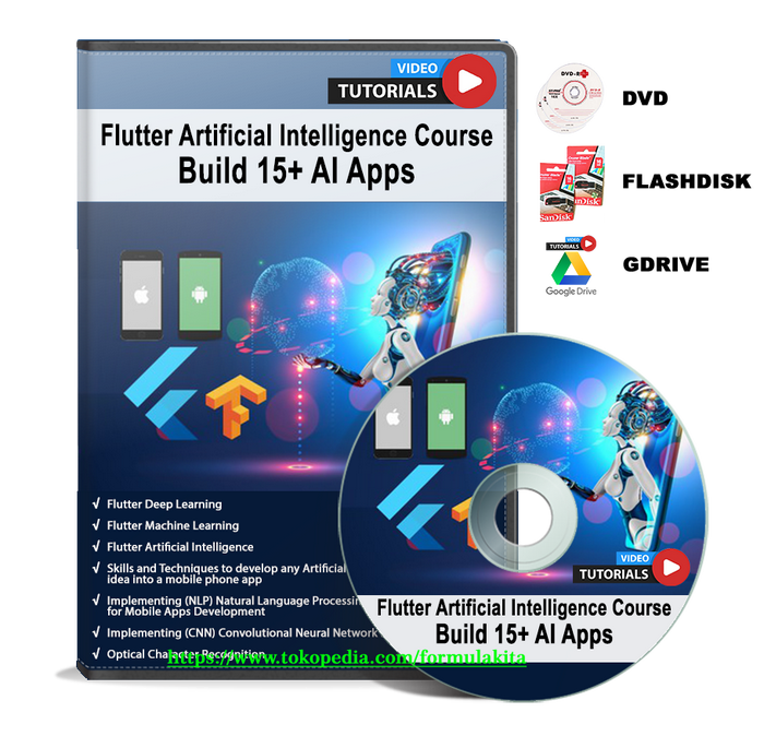 Jual VIDEO TUTORIAL FLUTTER ARTIFICIAL INTELLIGENCE COURSE - BUILD 15 ...