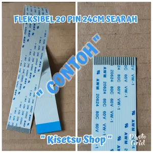 KABEL FLEKSIBEL SEARAH / 2 ARAH 18 16 14 12 10 PIN KASAR 1MM 25CM