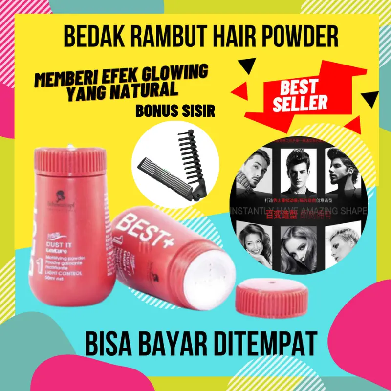 Hair Powder Bedak Pengembang Mengatur Rambut Dust It Hair Styling 10g