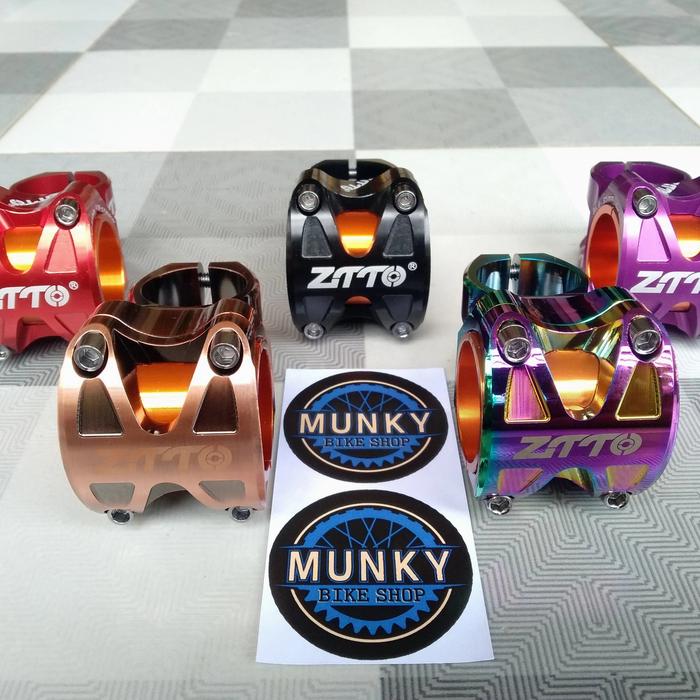 Gambar Stem ZTTO 35mm clamp 31.8 atau 35 panjang 35 mm alloy CNC dari Munky Bike Kab. Malang Tokopedia