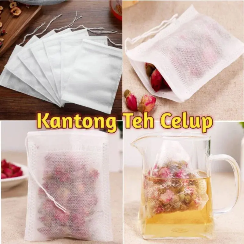 Kantung Teh Celup Kosong Tebag food grade import kopi rempah bumbu 0