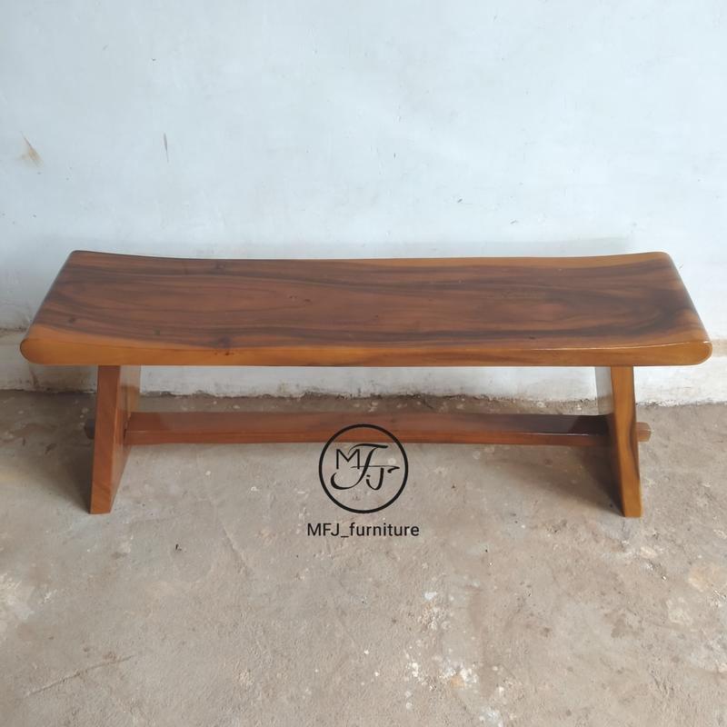 kursi bangku kayu suar/trembesi uk 120 1