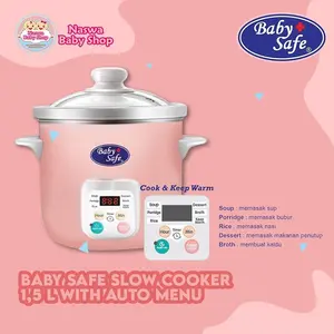 BABY SAFE SLOW COOKER 1,5 L WITH AUTO MENU