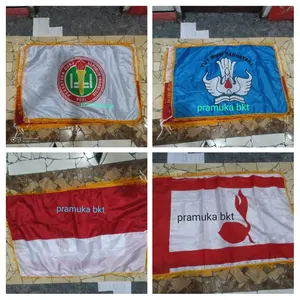 Bendera Rumbai bijian TUTWURI merah putih PGRI Tunas 80x120cm