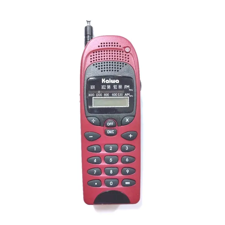 Radio FM Auto Scan Radio Mini Radio Bentuk Handphone Free Baterai 1