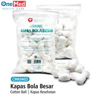 Gambar Kapas Bola Besar Onemed Isi 100 Ball / Cotton Ball - OneMed dari Medika Onlineshop Kota Medan 3 Tokopedia
