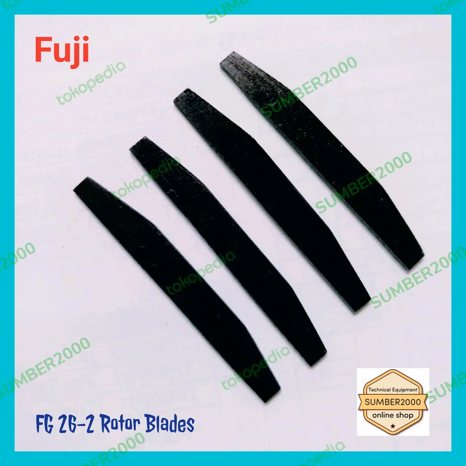 FUJI ROTOR BLADES G-108208-00 FOR AIR DIE GRINDER FG26-2 [ SET 4PCS ...