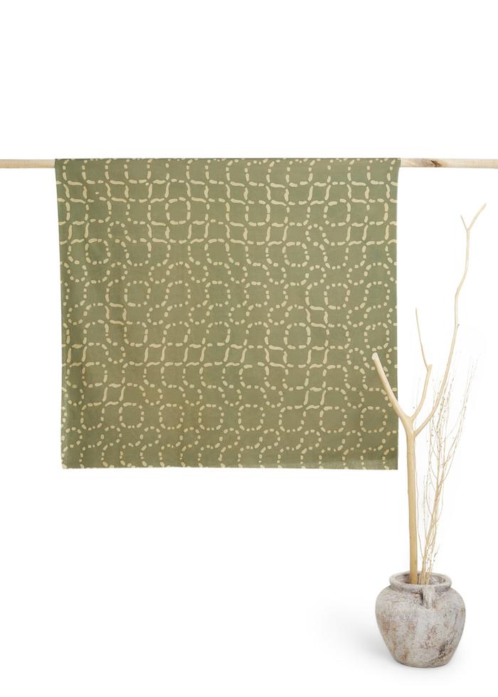 Gambar Batik Fractal Kain Lingkar Warna Hijau dari Batik Fractal Kota Bandung Tokopedia