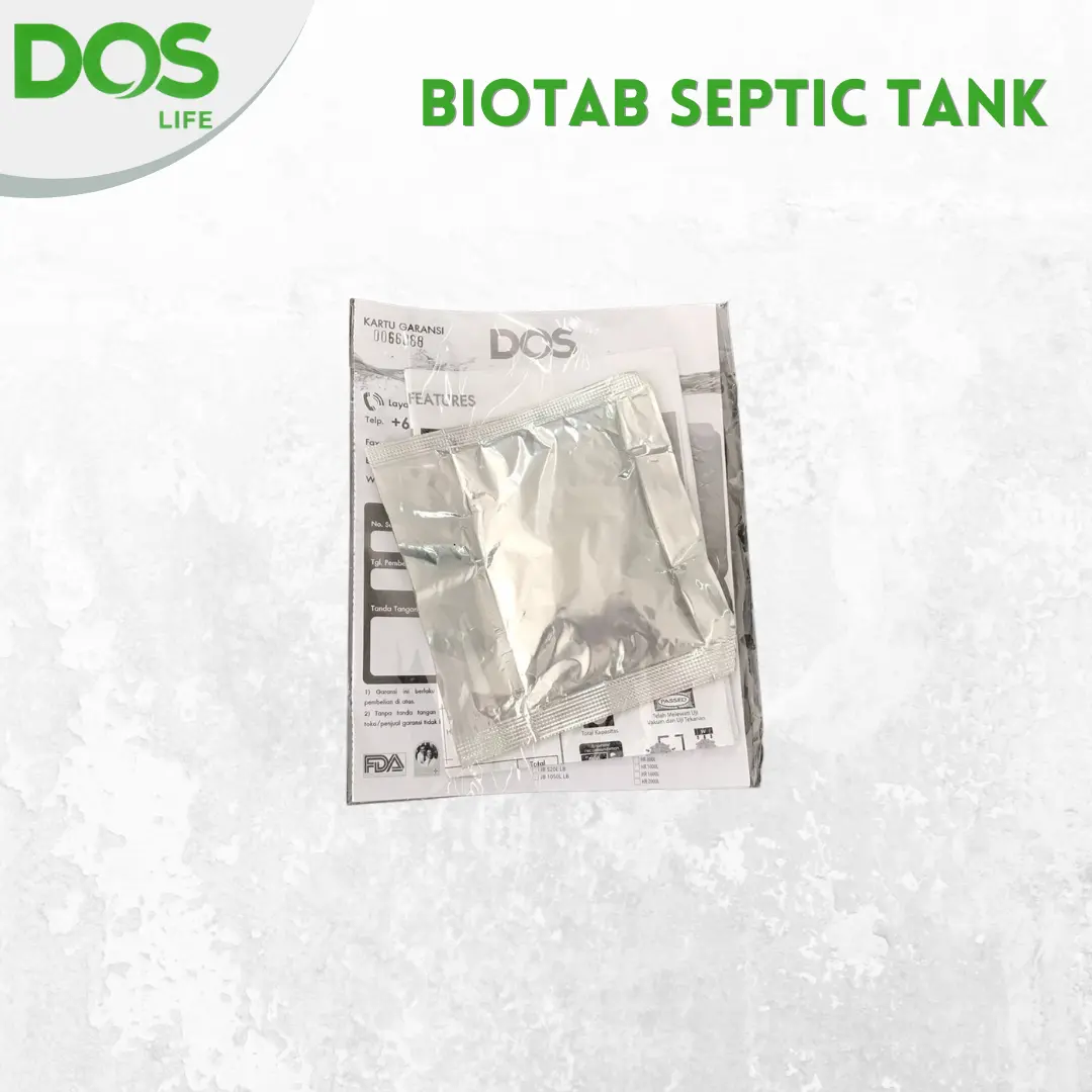 Dos Bio tab bakteri khusus septic tank