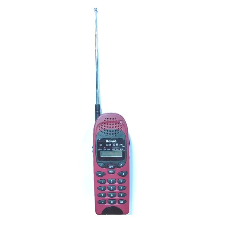 Radio FM Auto Scan Radio Mini Radio Bentuk Handphone Free Baterai 2
