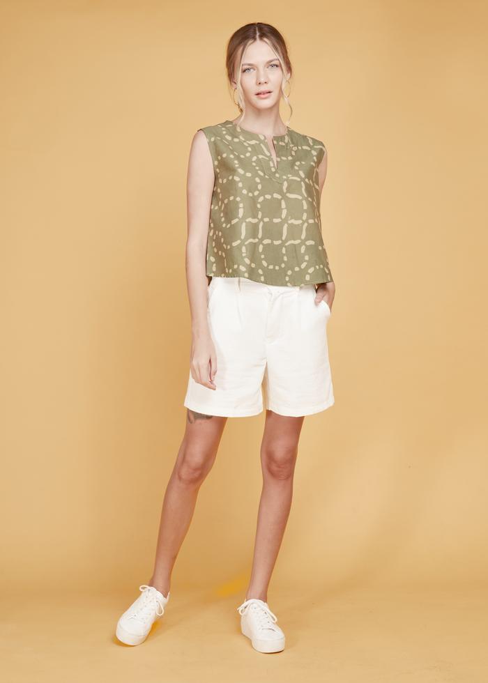 Gambar Batik Fractal Atasan Wanita Tanktop Lingkar Hijau dari Batik Fractal Kota Bandung Tokopedia
