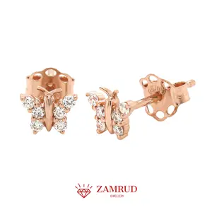 Anting Berlian Butterfly 20824 ER Zamrud Jewellery