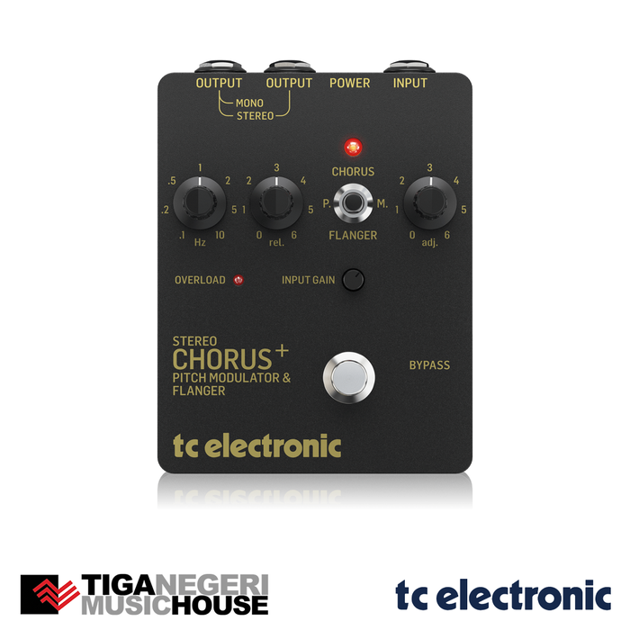 Gambar TC Electronic SCF GOLD Stereo Chorus Flanger Guitar Pedal Effect dari Tiga Negeri Music House Kota Bandung Tokopedia