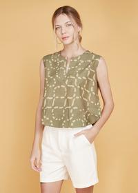 Gambar Batik Fractal Atasan Wanita Tanktop Lingkar Hijau dari Batik Fractal Kota Bandung 2 Tokopedia