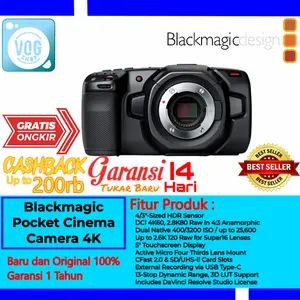 Blackmagic Design Pocket Cinema Camera 4K - Blackmagic Cinema Camera