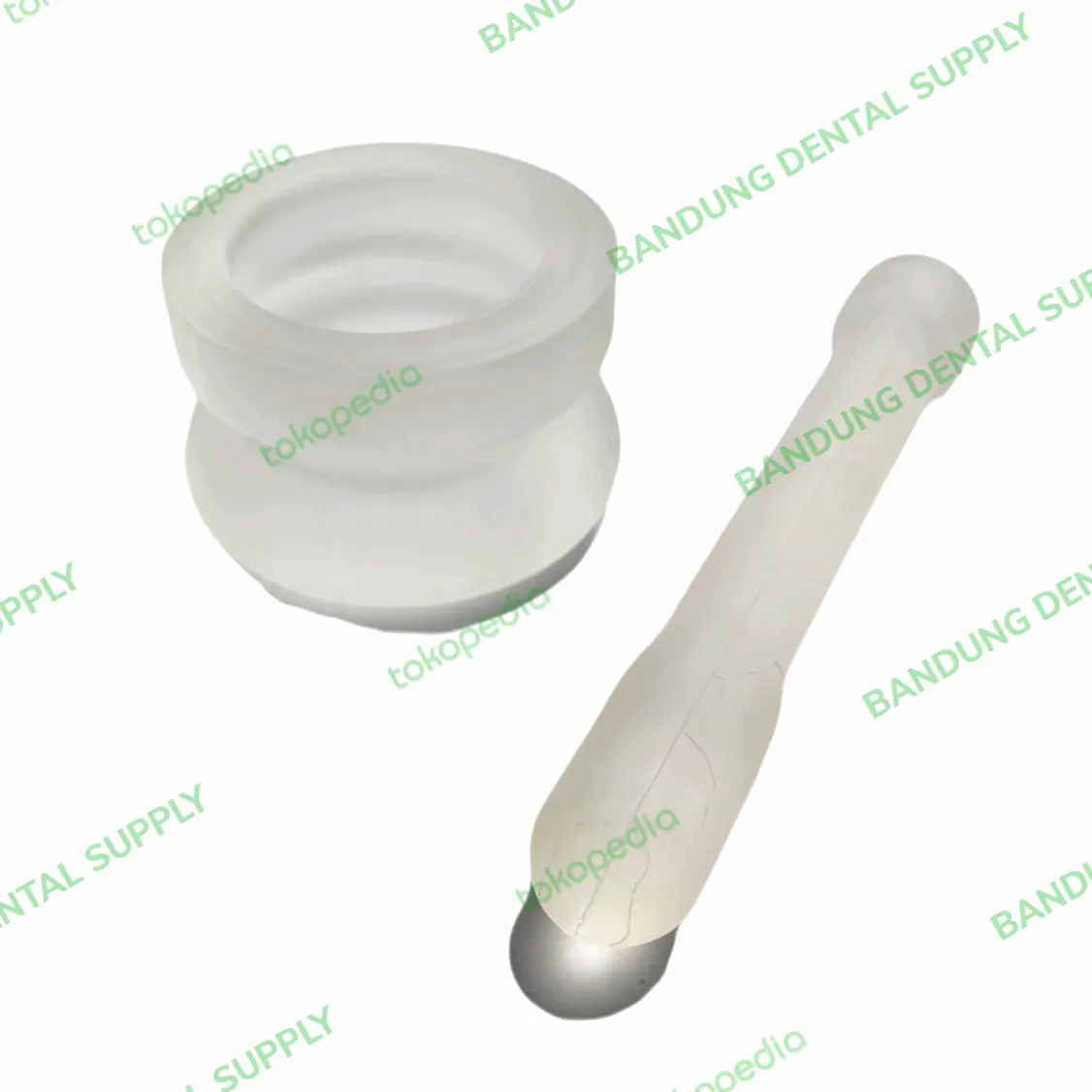 SET MORTAL + PASTEL LUMPANG ALU PENUMBUK OBAT GERUSAN MORTAR PESTLE