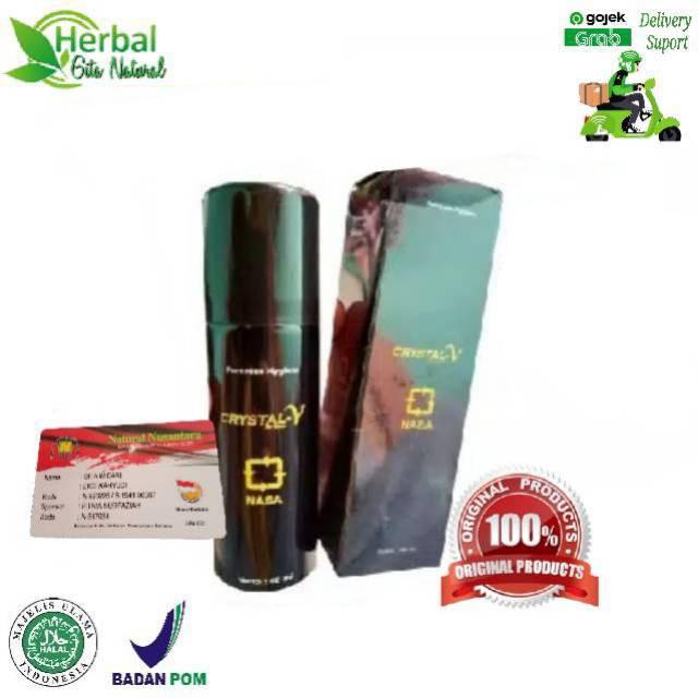 CRYSTAL V SPRAY SOLUSI MASALAH KEWANITAAN TERBARU ORI NASA