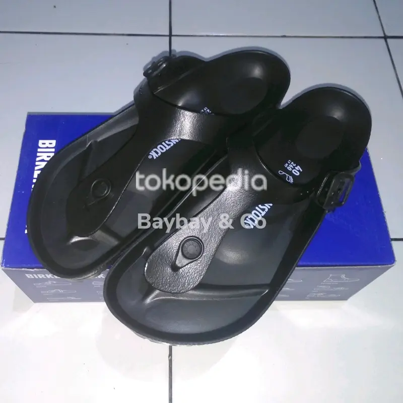 BIRKENSTOCK Gizeh Eva - Black Original 3