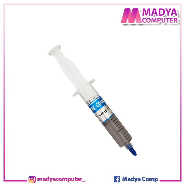 Gambar Pasta Suntik THERMAL GREASE HY510 - Pasta Processor dari Madya Computer Kab. Banyumas Tokopedia