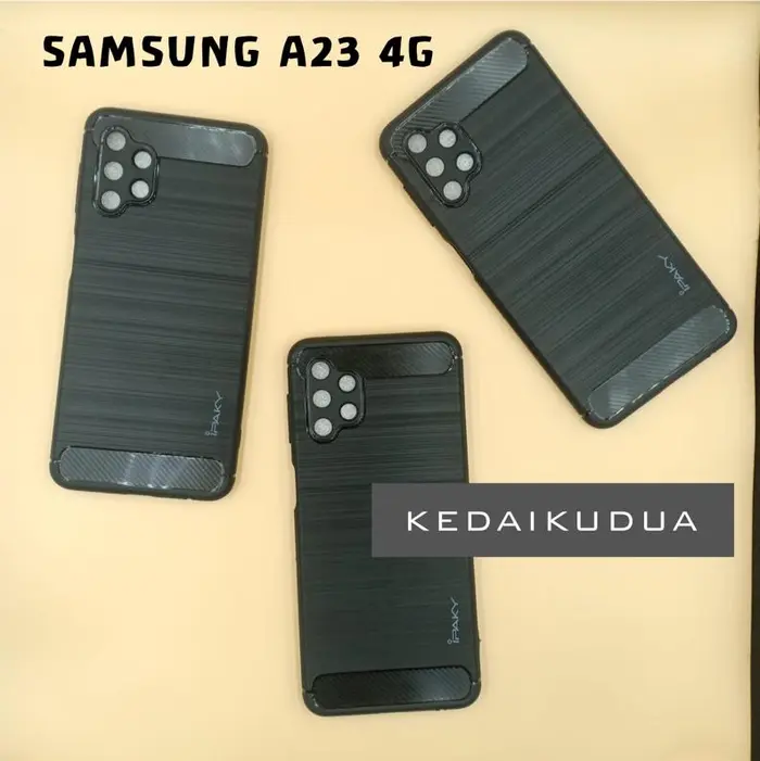Gambar SAMSUNG A23 4G Case Casing SLIM FIT SOFTCASE Silikon Pelindung Camera - Hitam dari Kedaikudua Kota Administrasi Jakarta Barat 2 Tokopedia