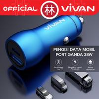 Gambar Vivan VCC04 Dual Port USB-C USB-A Fast Charging Car Charger Mobil 38W dari Liem Group Kota Administrasi Jakarta Barat 4 Tokopedia