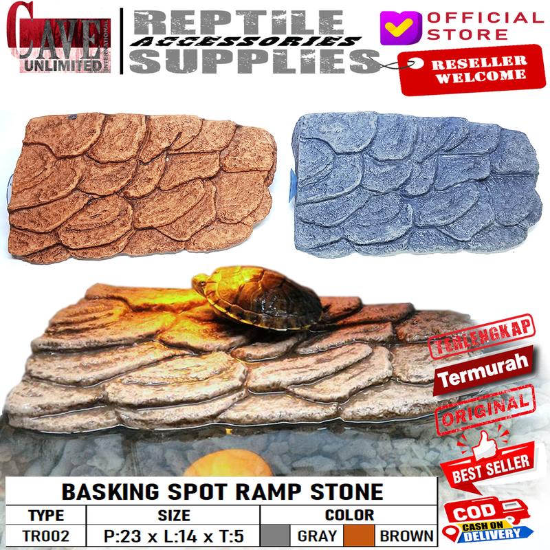 TR002 BASKING SPOT RAMP TEMPAT JEMUR TANGKRINGAN KURA BRAZIL TURTLE 1