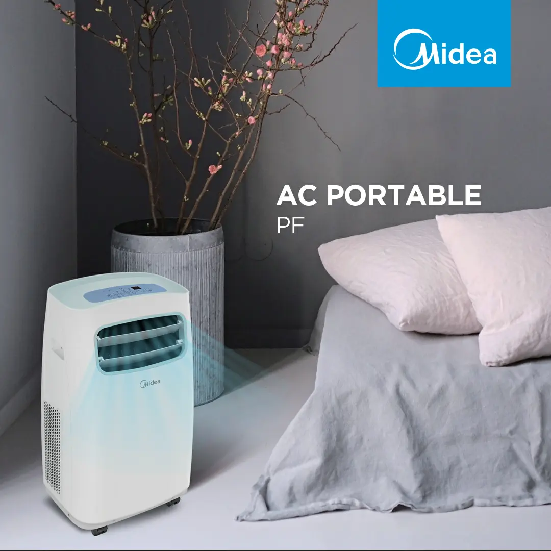 AC PORTABLE MIDEA 1,5 PK  - MPF12CRN1