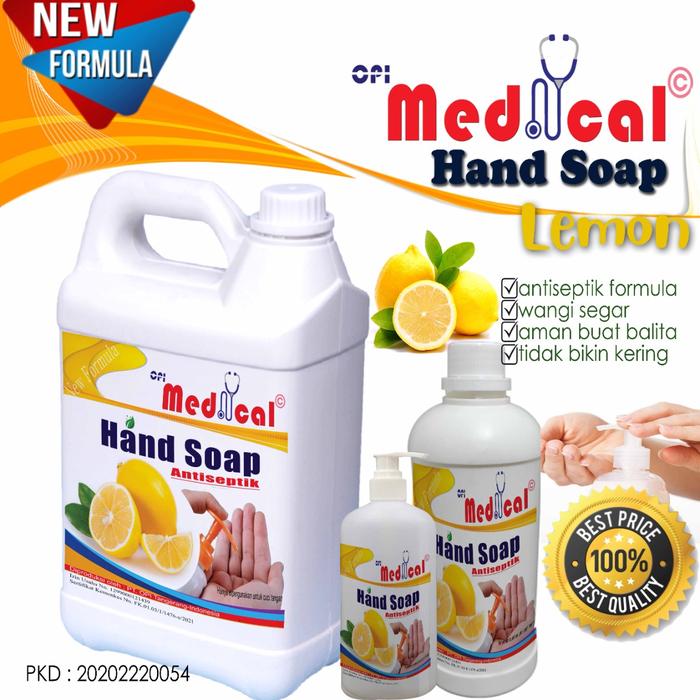 Gambar Handsoap 5 Liter Sabun Cuci Tangan Antiseptik Aroma Jeruk Lemon Non DT dari setia1.shop Kab. Tangerang Tokopedia