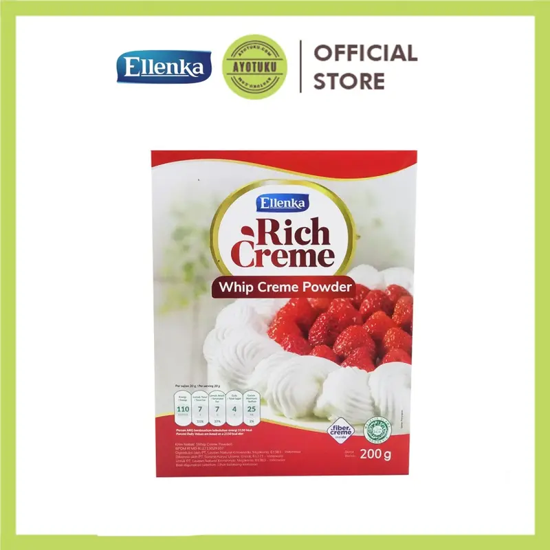 Whipping Cream Powder Rich Creme Ellenka - 400 gr - Shop | Tokopedia