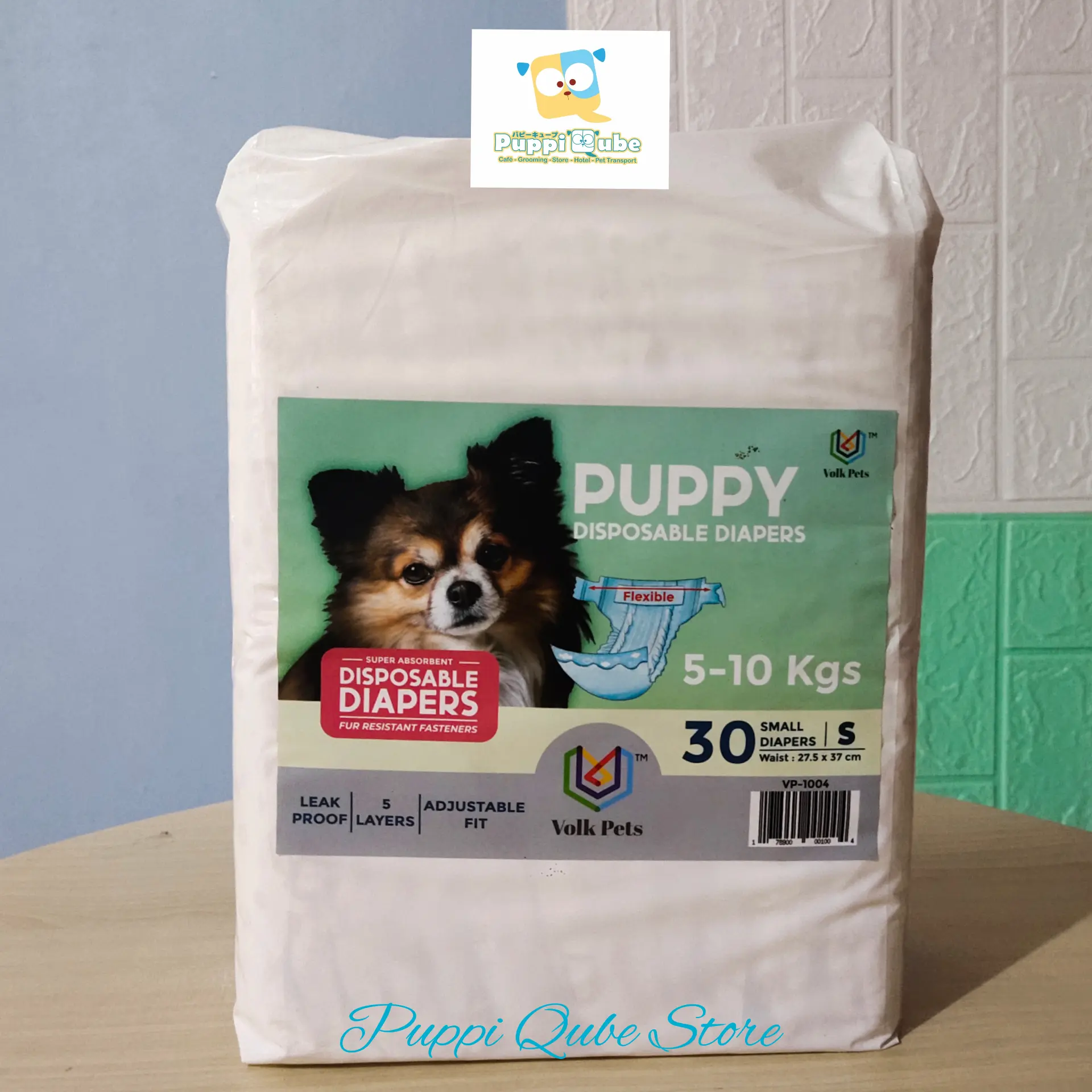 Volk Pets Disposable Diapers Puppy Small 30pcs - pampers anjing