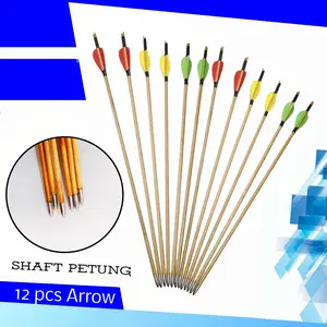 satu lusin 12 pcs arrow panahan